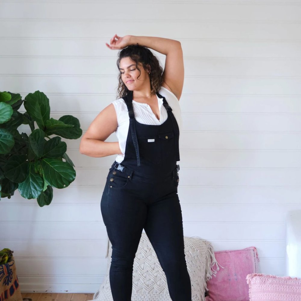 Mumsie Jetset Overalls Black M